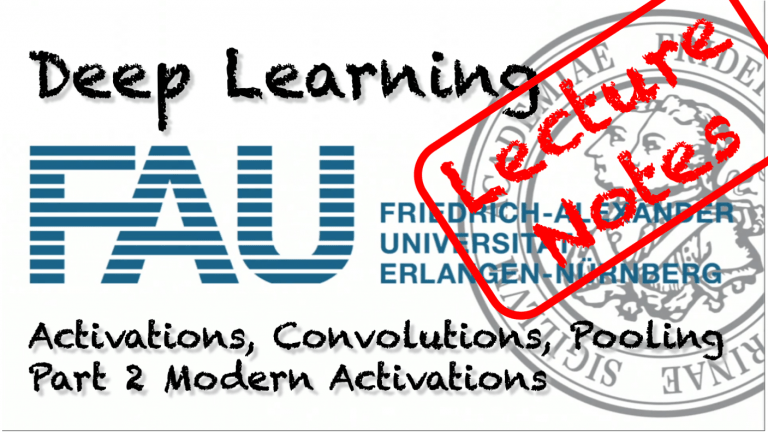 Lecture Notes in Deep Learning: Activations, Convolutions, and Pooling – Part 2