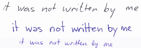 Zum Artikel "Spatio-Temporal Handwriting Imitation"