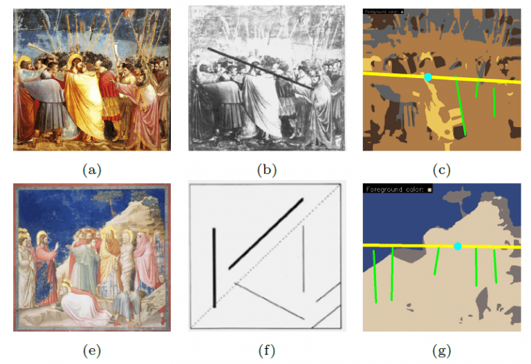Understanding Compositional Structures in Art Historical Images using Pose and Gaze Priors