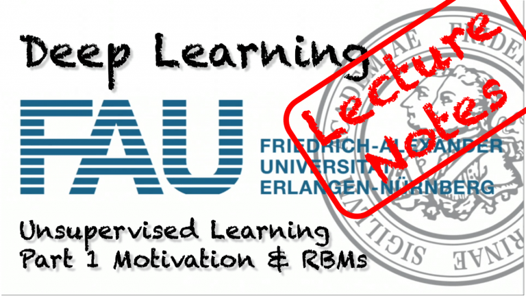 Lecture Notes in Deep Learning: Unsupervised Learning – Part 1