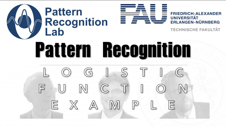 Watch now: Pattern Recognition: Episode 6 – Logistic Function Example (WS20/21)