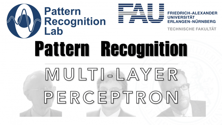 Watch now: Pattern Recognition: Episode 20 – Multi-layer Perceptron (WS 20/21)