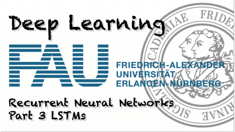 Watch now: Deep Learning: Recurrent Neural Networks – Part 3 (WS 20/21)