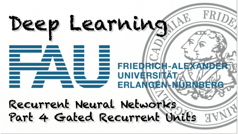 Watch now: Deep Learning: Recurrent Neural Networks – Part 4 (WS 20/21)
