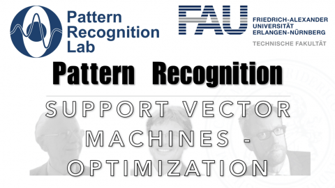 Towards entry "Lecture Notes in Pattern Recognition: Episode 25 – Support Vector Machines – Optimization"