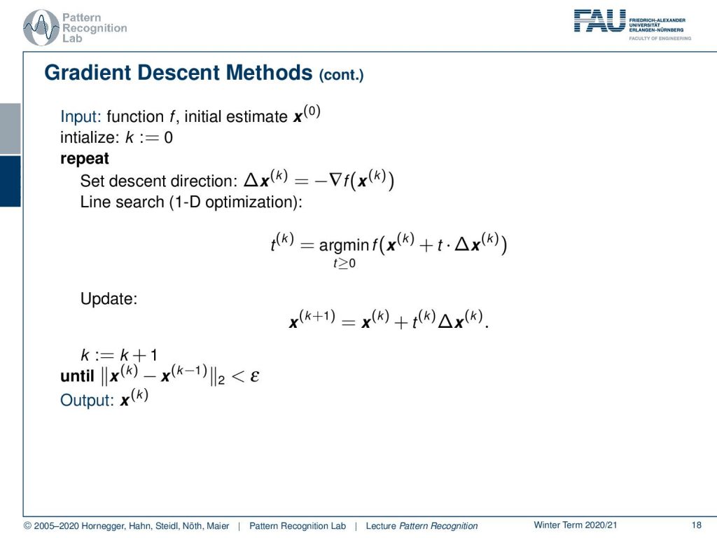 Lecture 8: Gradient Descent (and Beyond)