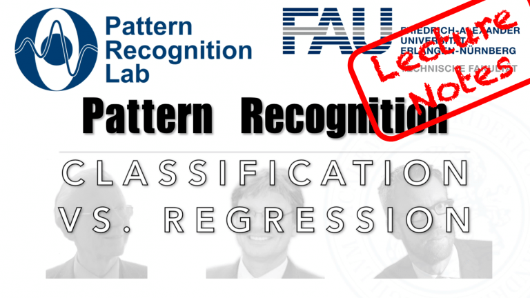 Lecture Notes in Pattern Recognition: Classification vs Regression