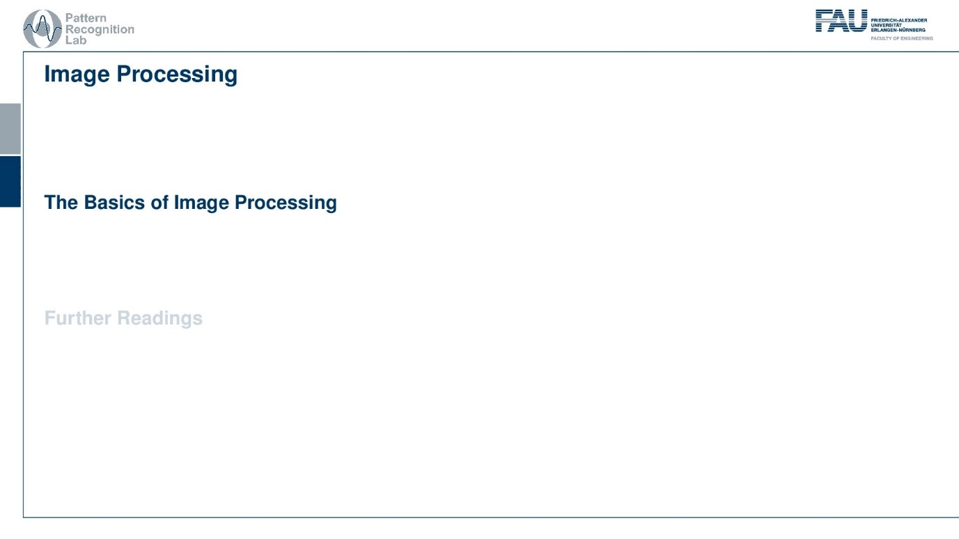 Image Processing - Part 1 - Pattern Recognition Lab