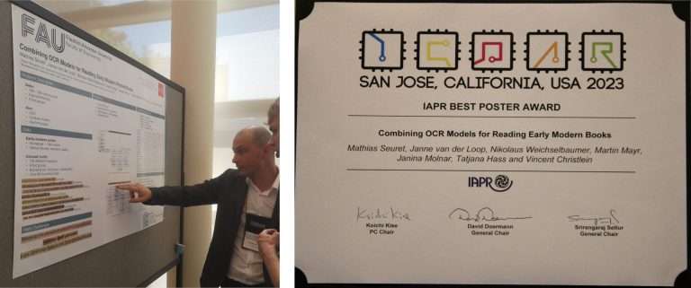 Successful ICDAR: 6 accepted papers + best poster award